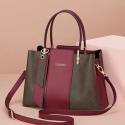 Cnoles Lady Women's Handbags Tote Bags Vintage Leather Shoulder Bag Large Capacity Luxury Designer Crossbody Bag