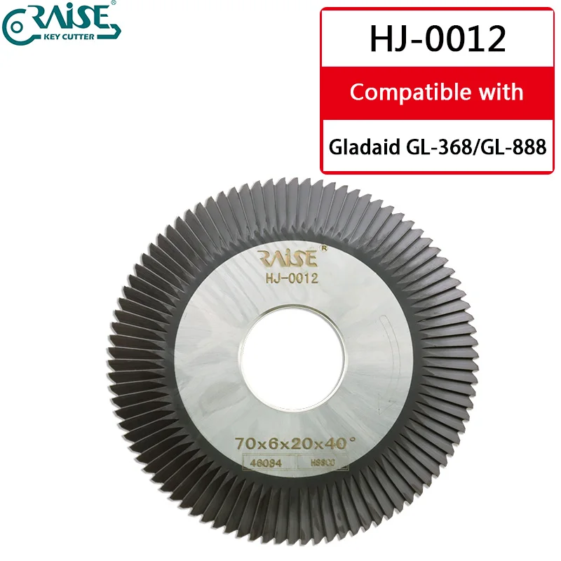 

Фреза RAISE HJ-0012 70x6x20 мм, совместимая с станками для нарезки ключей Gladaid 8811, Gladaid 888, 368, RST, TM800