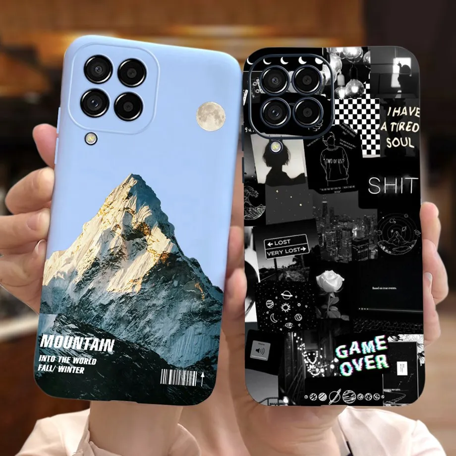 حافظة لهاتف جالاكسي A53 M53 5G حافظة حماية من السيليكون الناعم لهواتف سامسونج M53 A53 A536B