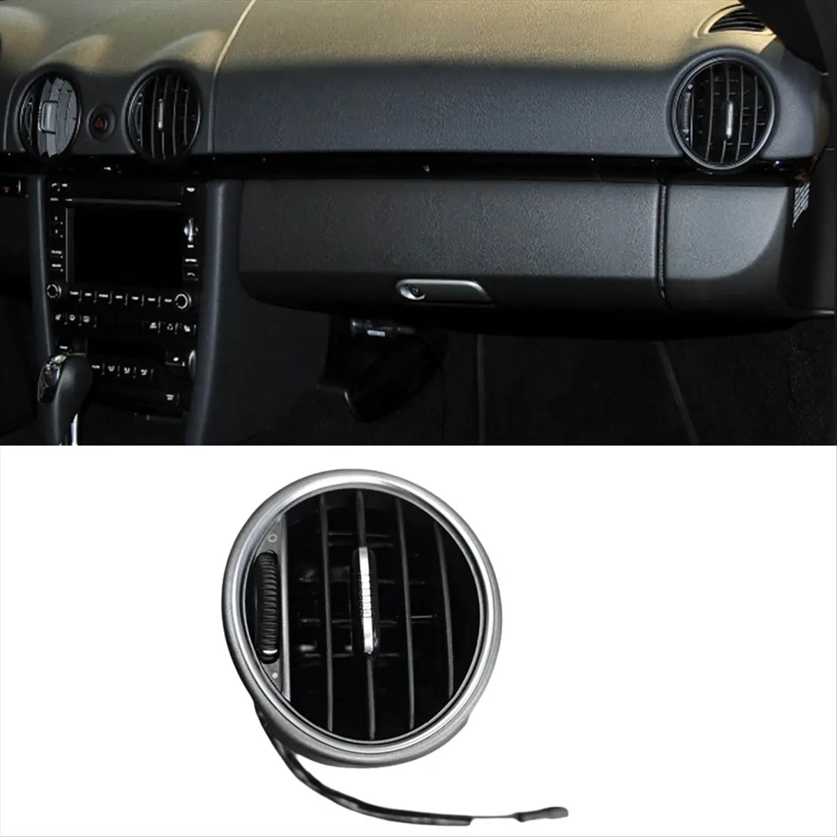 Super Sale Car Dashboard Air Outlet Assembly Air Outlet Panel Grille 98755213106 for Porsche 987 Boxster Cayman 2008-2012
