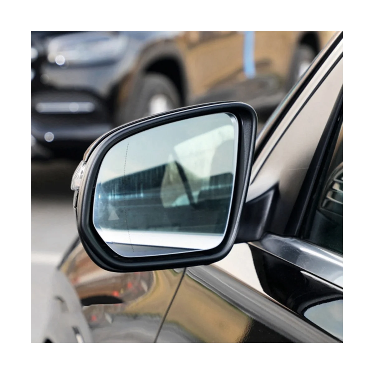 Car Heated Auto Blind Spot Rear Mirror Gl  for Mercedes-Benz GLE W167 GLS 2020- G-Cl  W464 2019- Left