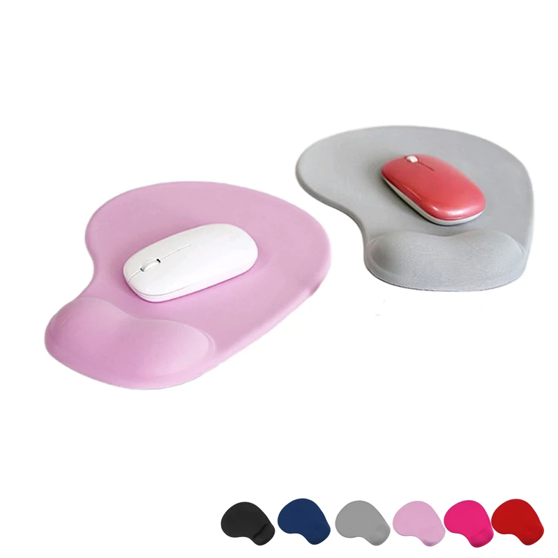 Ergonomic Mouse Pad Silicone Mousepad Wrist Rest+Lycra Fabric PC Gamer Anti-Slip Gaming Laptops Keyboard Desk Accessories