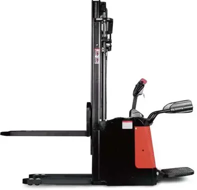 Low Price Factory 1.6t Ton 2.0 Ton Standing Electric Pallet Stacker Forklift with Platform