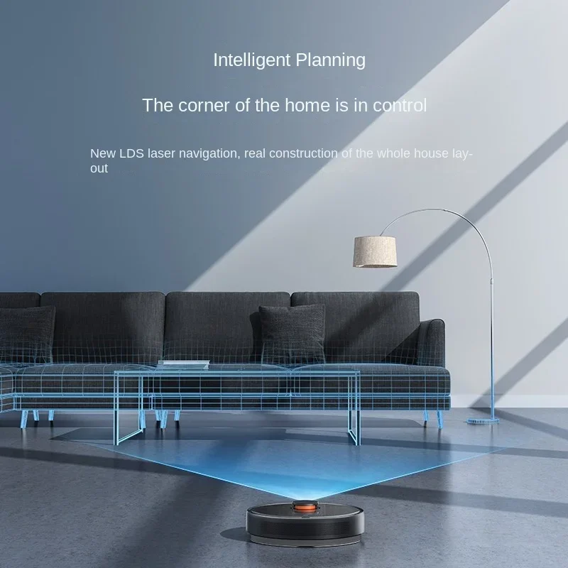 robot aspidador trapeador Xiaomi Mijia dust collection sweeping and towing integration, self-cleaning, antibacterial