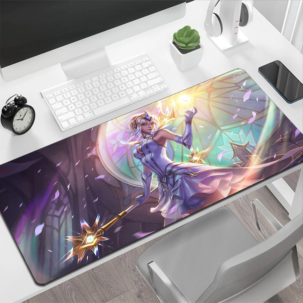 Tapis de souris de jeu, accessoire de bureau, pour ordinateur Gamer, taille XXL