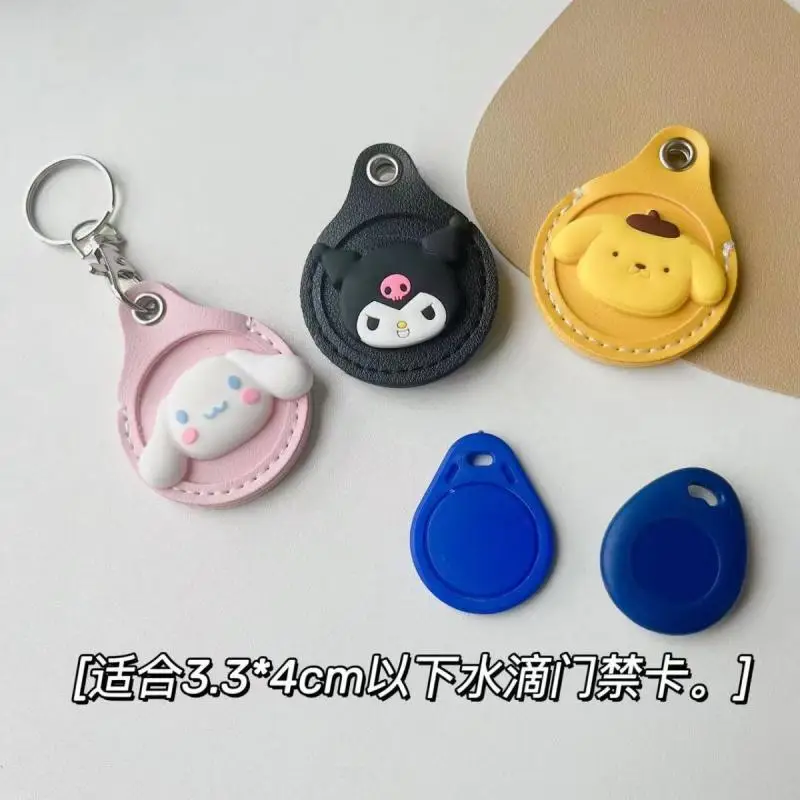 Kawaii أنيمي كيتي ميلودي كورومي المفاتيح سيليكون غطاء ذكي مفتاح حافظة KT القط قلادة ميلودي بطاقة التحكم في الوصول الهدايا