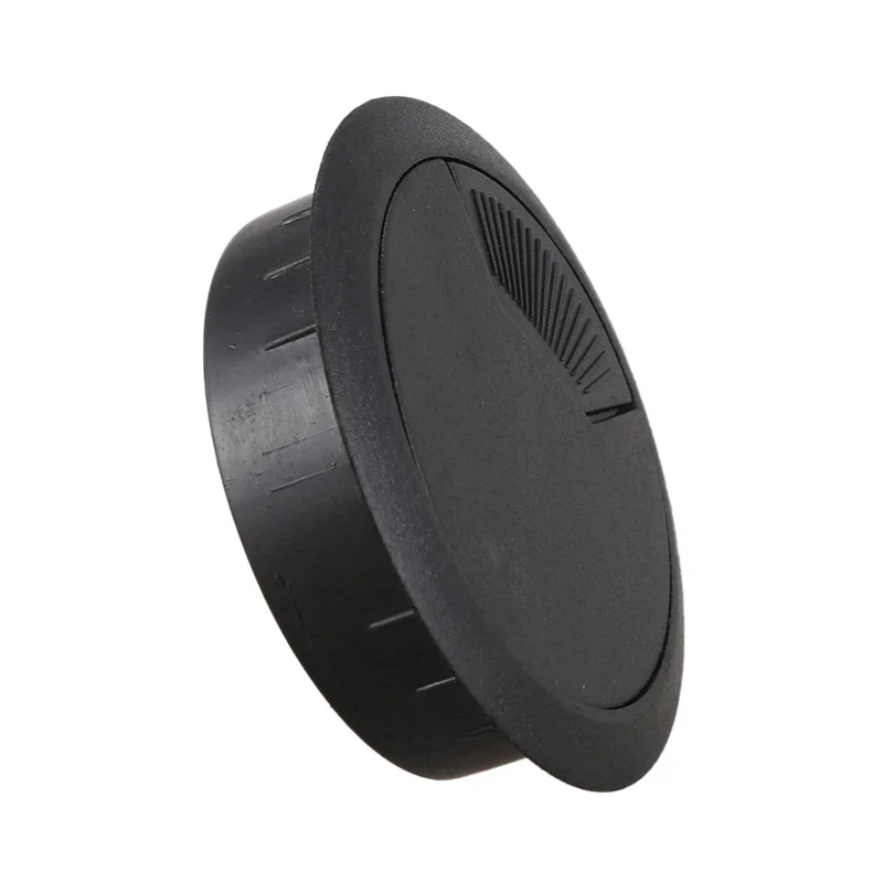 

ABWP-6 Pcs 50Mm Diameter Desk Wire Cord Cable Grommets Hole Cover Black