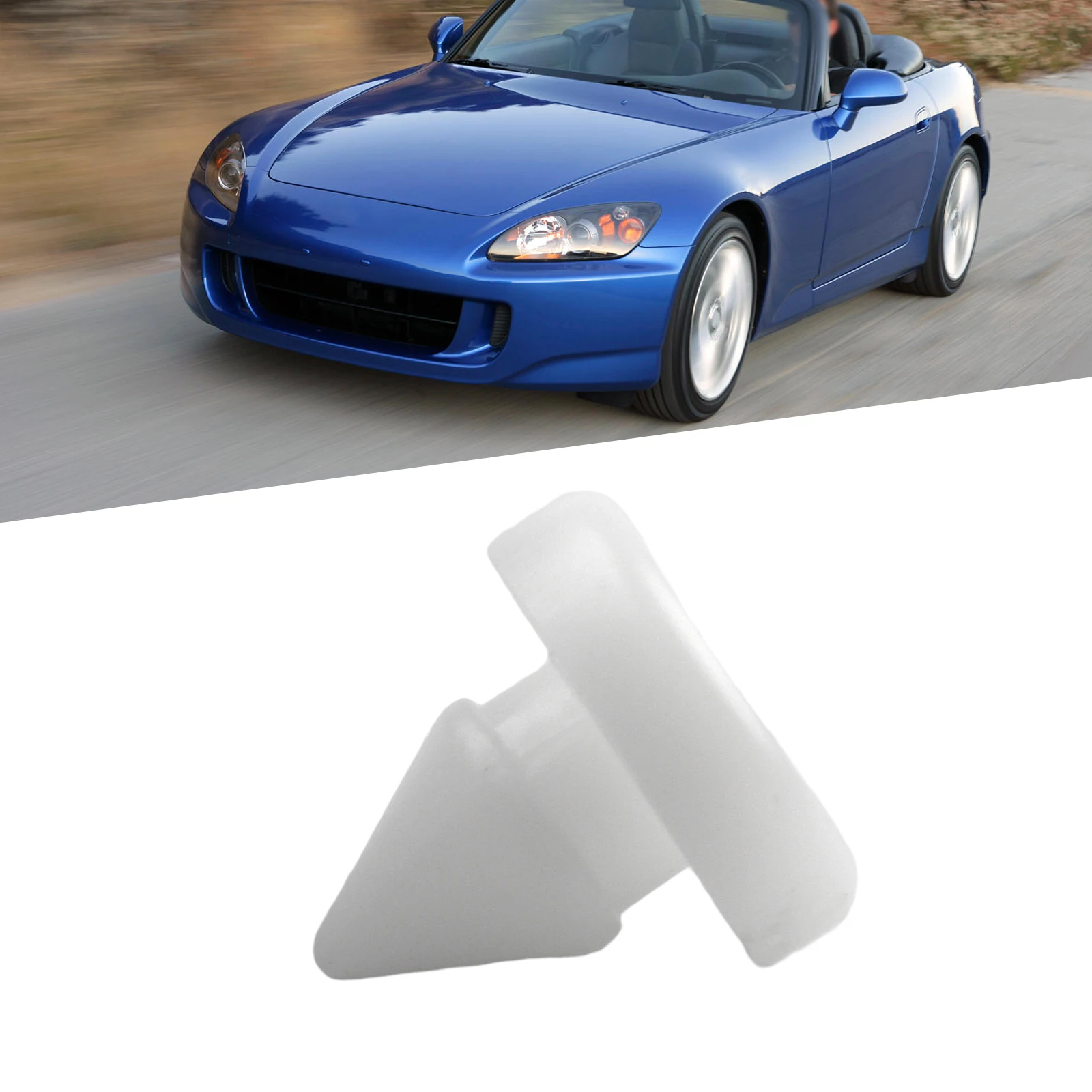 For Honda Clutch Pedal Stopper Pad Brake Pedal Stopper Pad 46505-SA5-000 For Acura Plastic White For Honda New