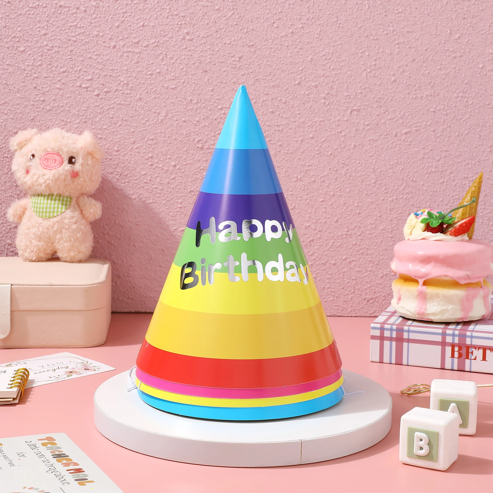 20 pezzi di cappelli da compleanno per cappelli da festa, copricapo, per decorare cappelli di carta decorativi per bambini