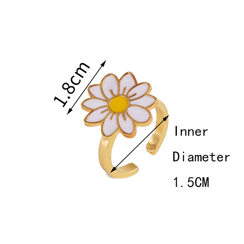 Fidget Spinner Spinning Ring for Girl Multiple Fruit Heart Butterfly Animal Rotatable Ring Anti Stress Teens Fun Jewelry