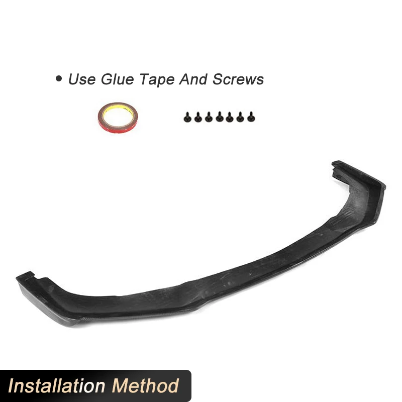 

Полностью карбоновый передний бампер автомобиля, спойлер для Infiniti Q50 Sport Sedan 2018-2022, передние разделители для губ, фартук для подбородка, комплект кузова