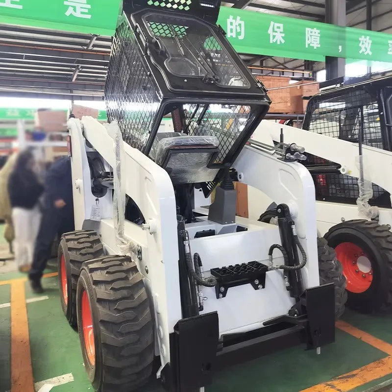 Advanced 45.60 kW 3100mm Hinge Pin Height 1830mm Bucket Width Forestry Mulcher Attachment Skid Steer Loader