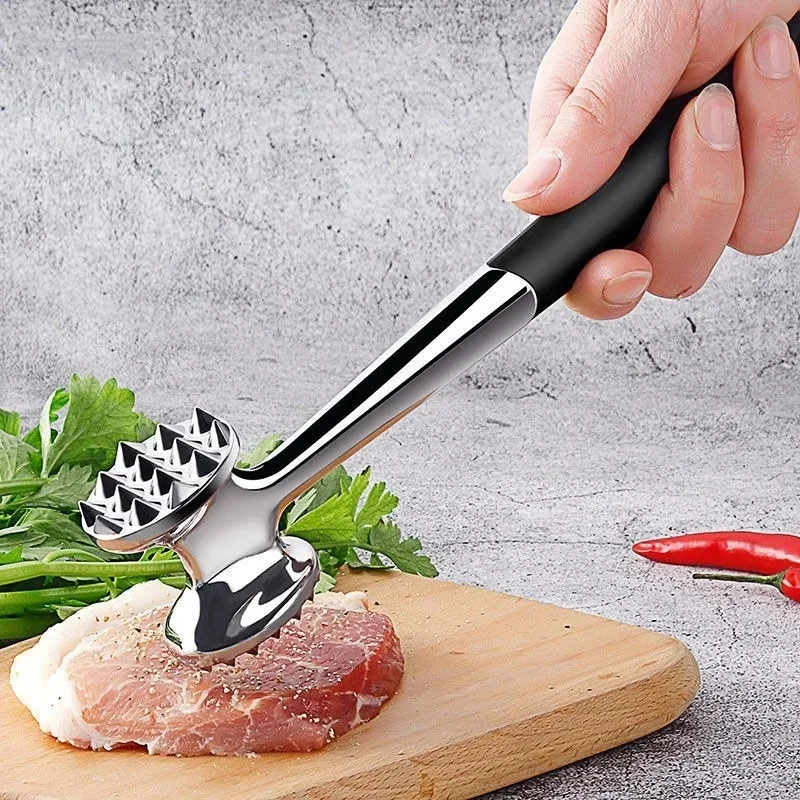Dual Sided Meat Tenderizer Hammer, Portable Steak Mallet, Multi-functional Tendon Breaker for Pork Chop Home Cooking