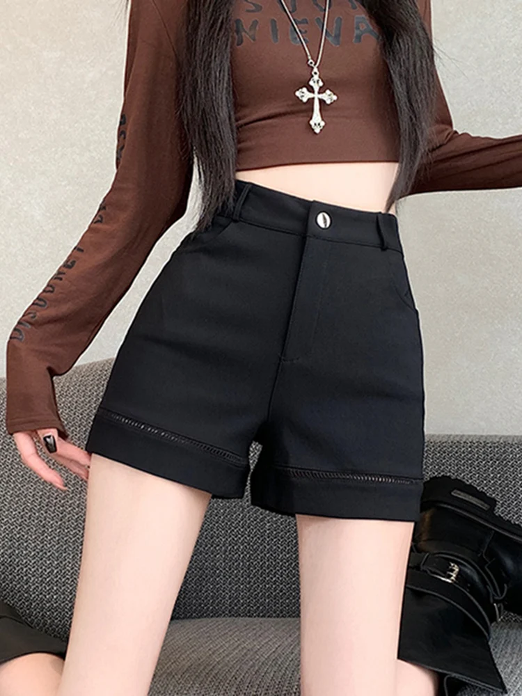 بنطلون نسائي عالي الخصر بقصة A-Line من Bla، ملابس كاجوال للنساء، موديل خريف وشتاء 2026 الجديد، بنطلون متعدد الاستخدامات وسروال قصير رائج