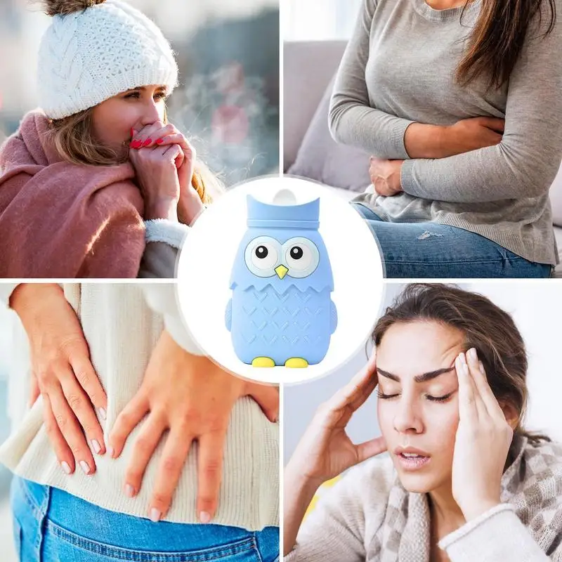 Cartoon Hot Water Bottle Cute Hot Water Bag Small Pouch Hand  Foot Warmer Leakproof And Odorless For Pain Relief Relaxation