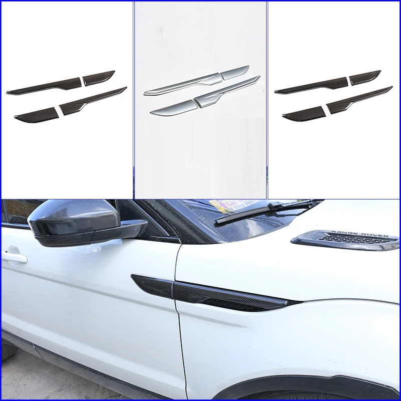 Side leaf panel decorative strip suitable For Land Rover Evoque 12-18 ABS 4-piece set