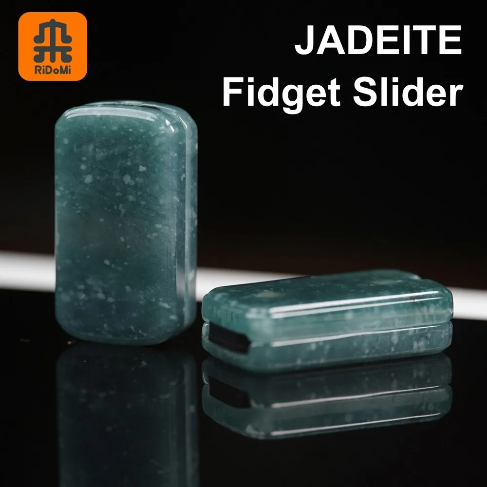 

RiDoMi EDC JADEITE Fidget Slider игрушка для снятия стресса игрушки для взрослых оригинальный дизайн гаджеты для снятия тревоги сенсорные игрушки