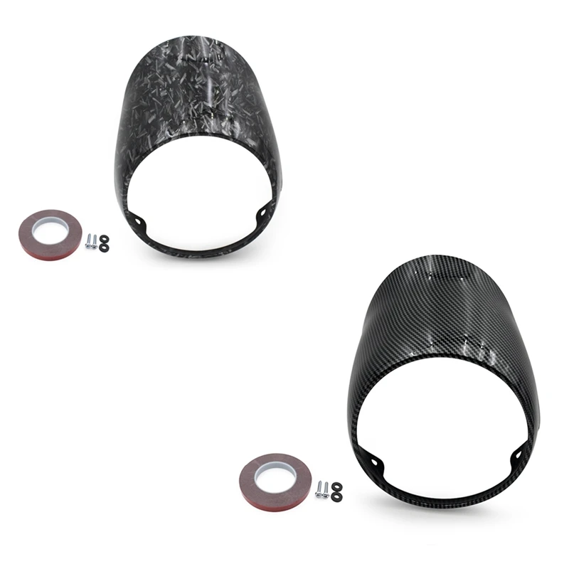 

Motorcycle Front Fairing Headlight Cover Windshield Fairing For Vespa Primavera 150 Carbon Fiber Pattern