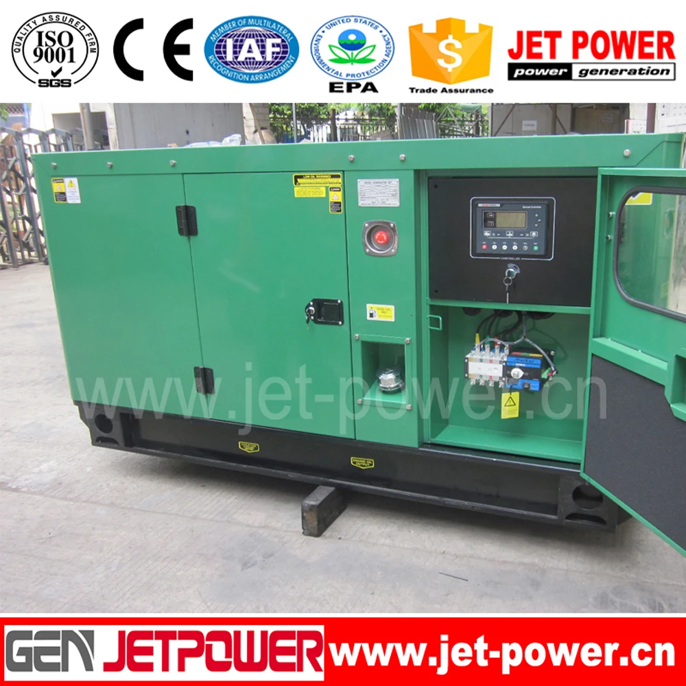 Grupo electrógeno de motor diésel silencioso super silencioso de 40kw 50kva (1103A-33TG)