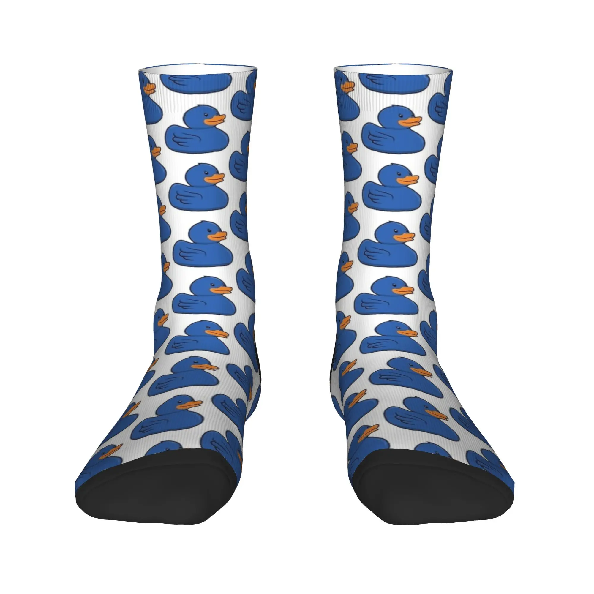 الأزرق المطاط بطة الجوارب الجرافيك جوارب المضادة للانزلاق زوجين الجوارب جودة الخريف القوطية الجري الجوارب