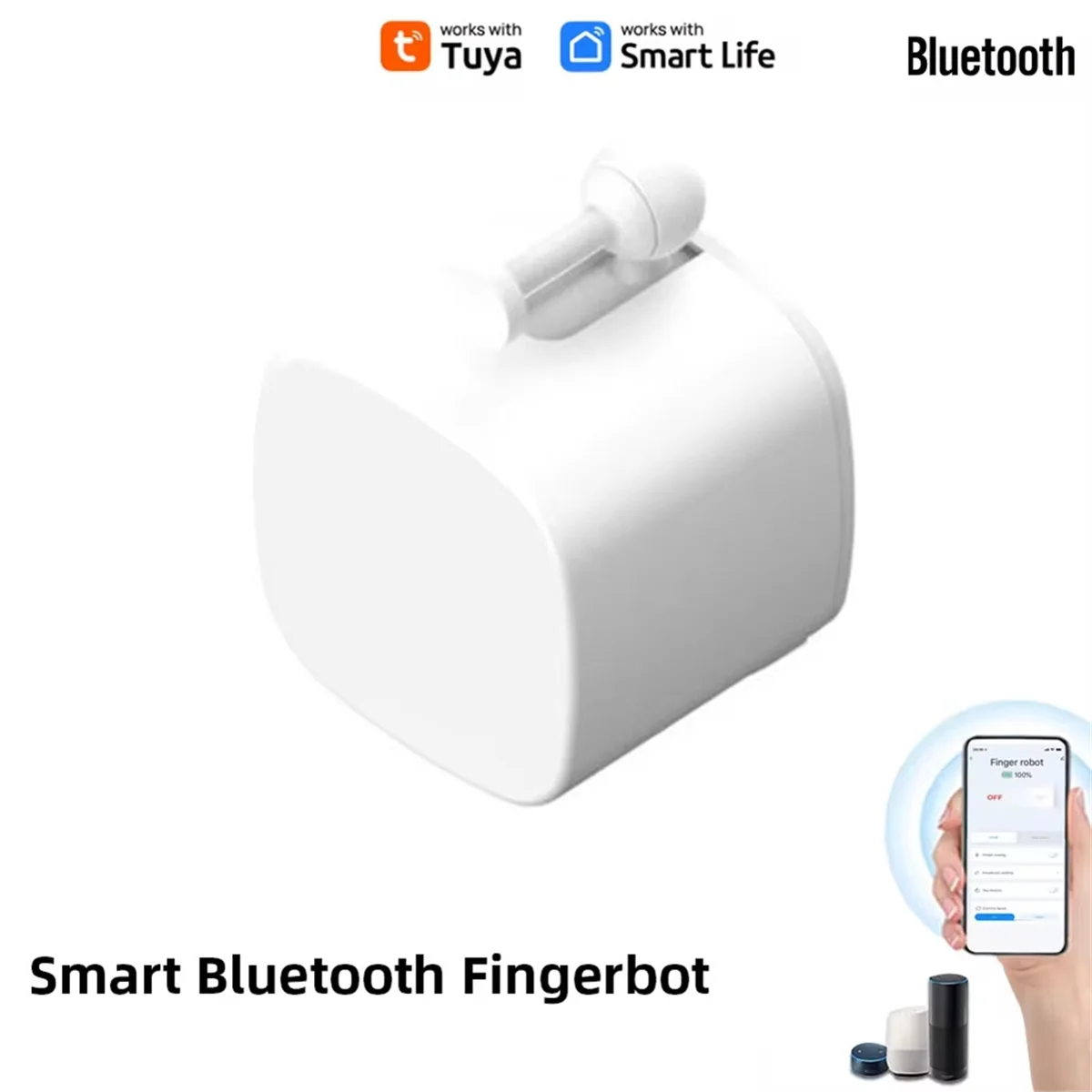 Gorący! Tuya Bluetooth Finger Robot Switch Button Pusher Smart Life APP Fingerbot Arms Wireless Switch Fingerbot APP Control