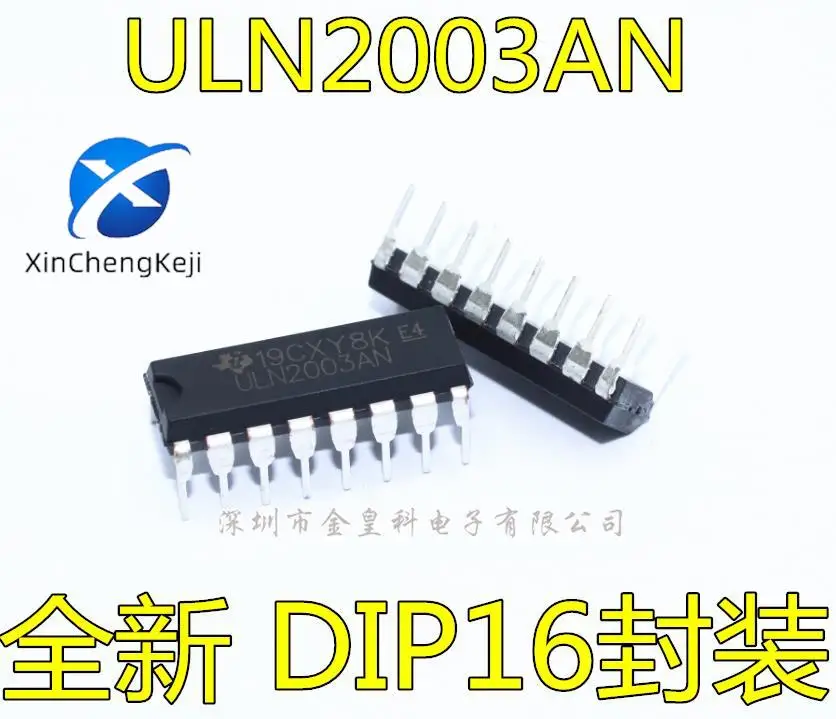 

30pcs original new ULN2003 ULN2003AN ULN2003APG DIP16 Darlington Display/Interface Driver
