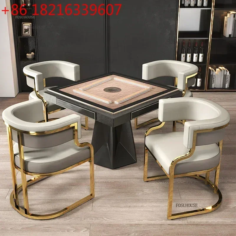 TAO Luxury golden Dining Chairs wrought Iron Backrest Armchair Kitchen Home Bedroom  Makeup Chair Italian Dining Room Furni