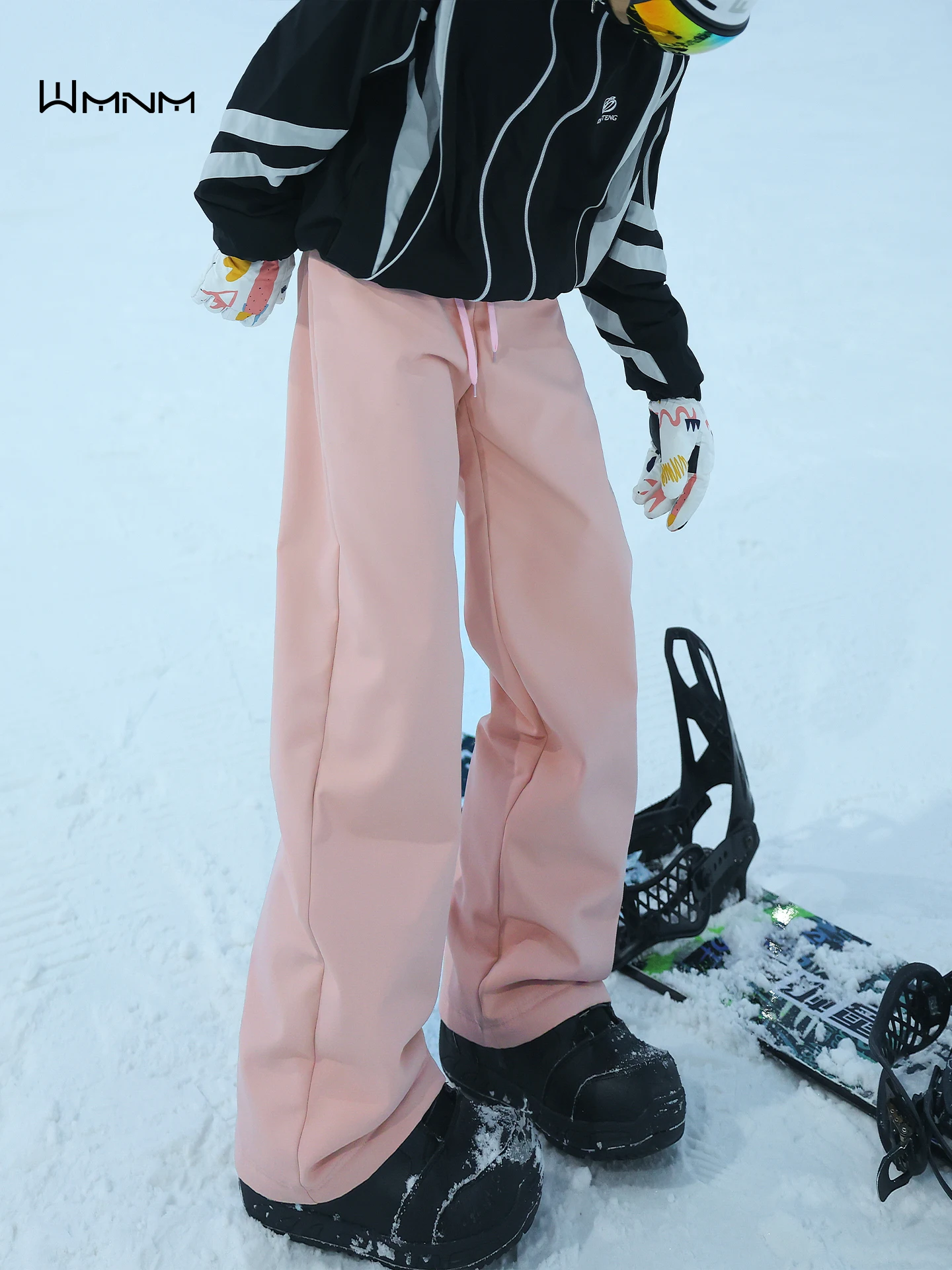 

Мужские лыжные брюки Harbin Northeast с термофлисовой подкладкой, ветрозащитные, водонепроницаемые, для активного отдыха, с высокой талией, прямого кроя, повседневные