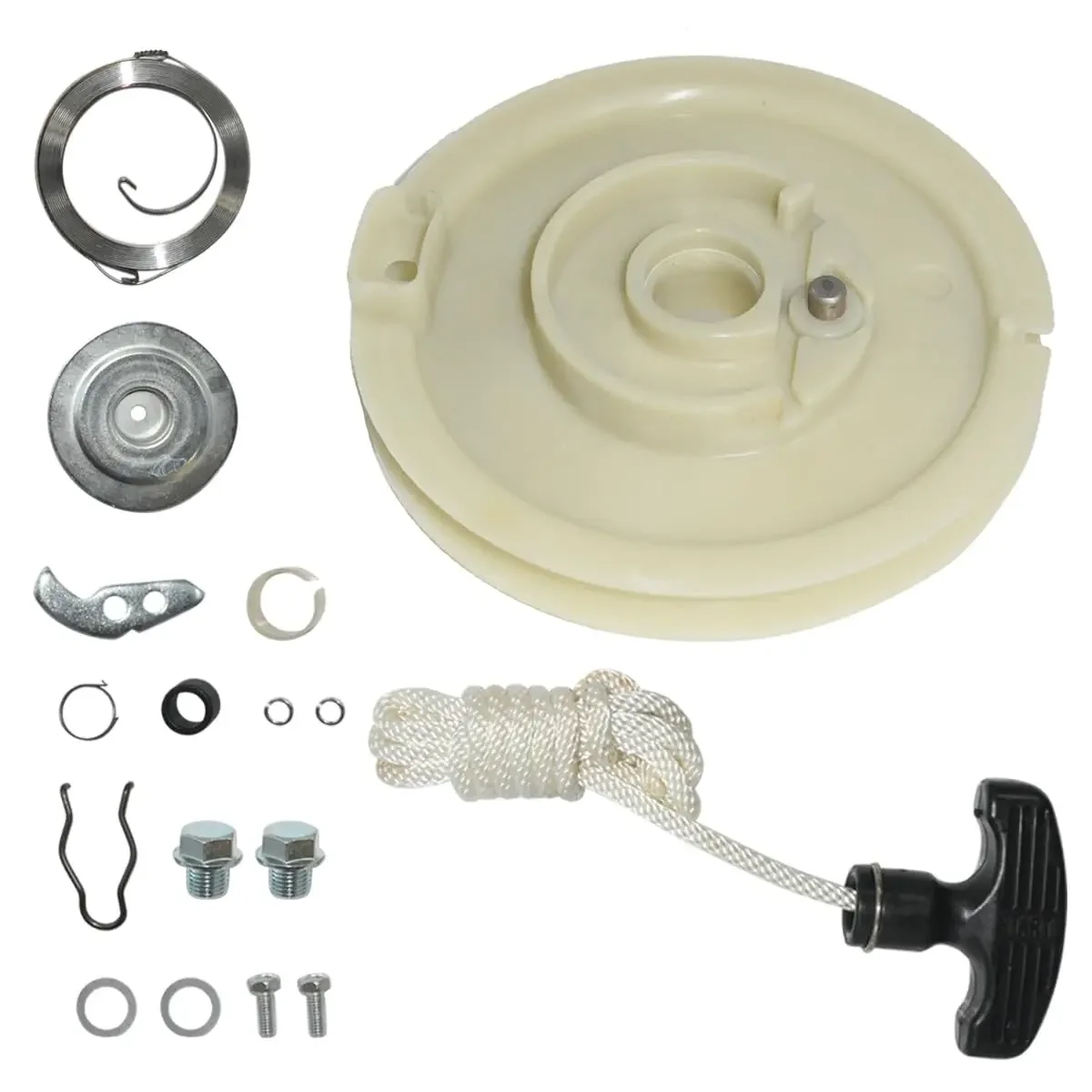 Heavy Duty Recoil Pull Starter Repair Kit for Polaris Sportsman 500 1996-2011 Scrambler 400 Xpress 300 Xpedition 325 Trail Blaze