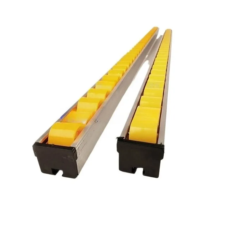 Aluminum alloy fluent strip slide rail roller track push table saw edge banding machine woodworking machinery accessories