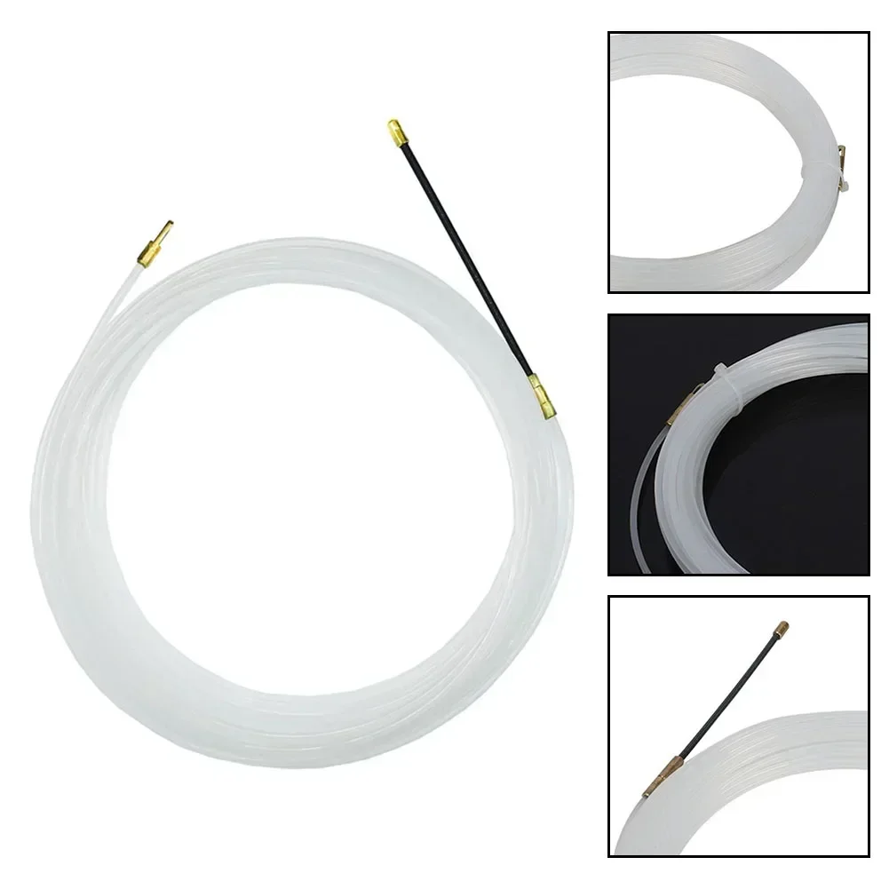 強力な格納式ケーブルエイド、フレキシブルナイロン、ロングプルワイヤー、効率的なケーブル取り付け、実用的なアイレット、3mm