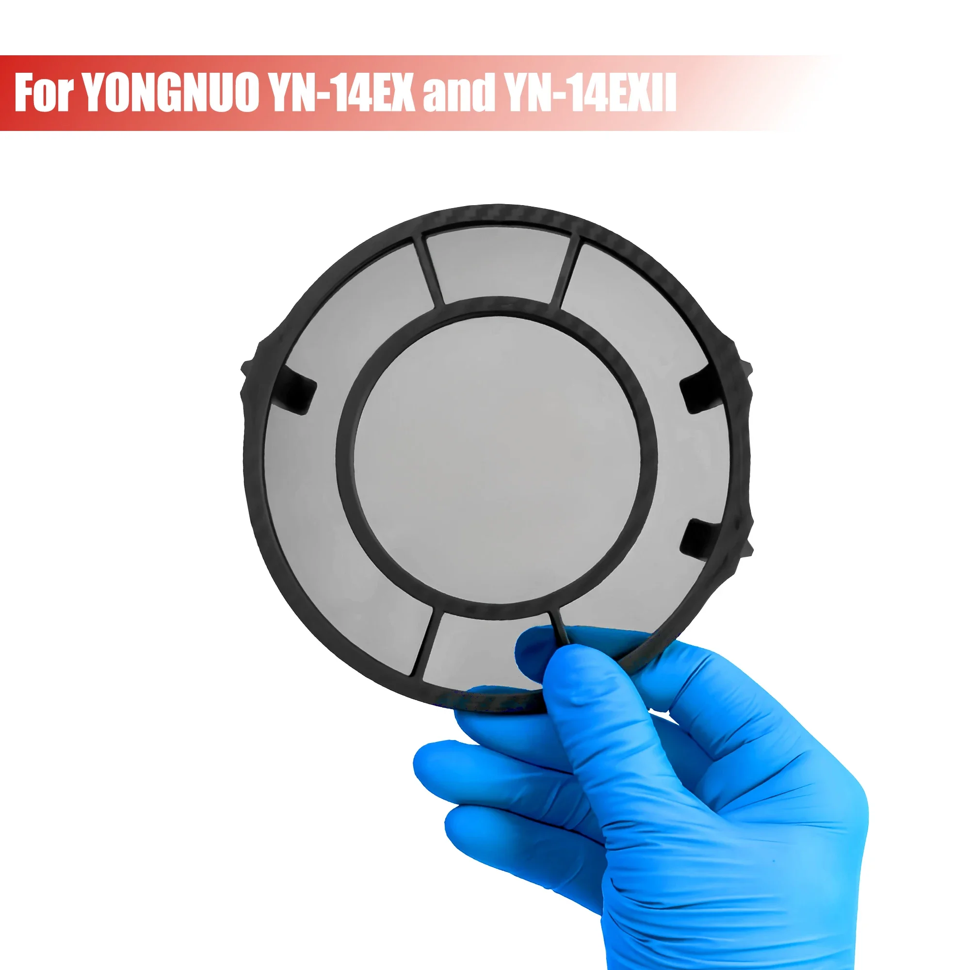Cross Polarizing Lens for YONGNUO YN-14EX Filter for Dental Photos, Dental Photography Polar Eye Photos, No Glare, No Relfection