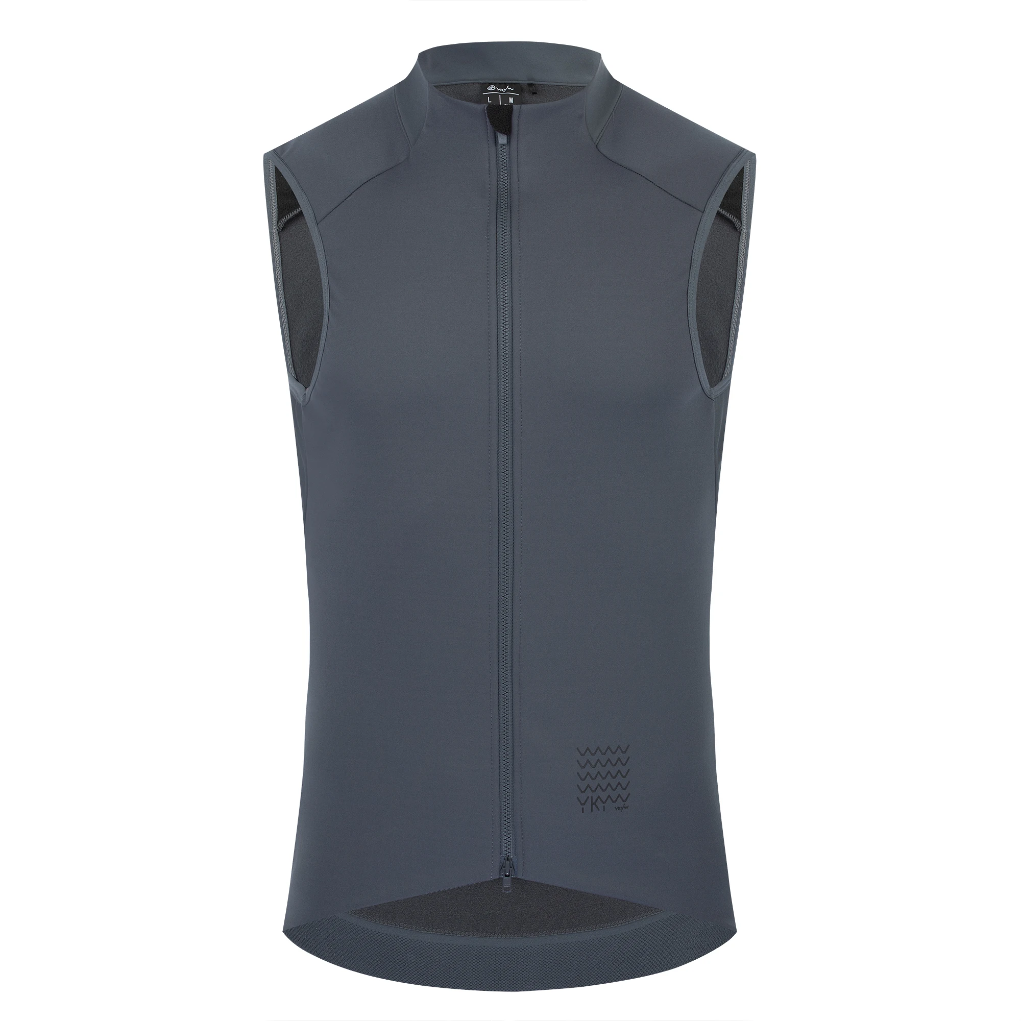 YKYWBIKE Fahrradweste, Fahrradweste, Thermo-Winter, winddicht, 2-Wege-Reißverschlüsse, Rennrad, spritzwassergeschützt, Radfahren, Windjacke