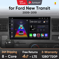 Junsun Wireless CarPlay Android Auto Car Radio For Ford New Transit 2009 2010 2011 2012 2013-2019 Intelligent Systems Multimedia