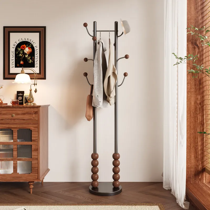 

Bedroom Interior Coat Rack Nordic Entrance Floor Hanging Coat Rack Standing Metallic Recibidor Para Entrada Entrance Furniture