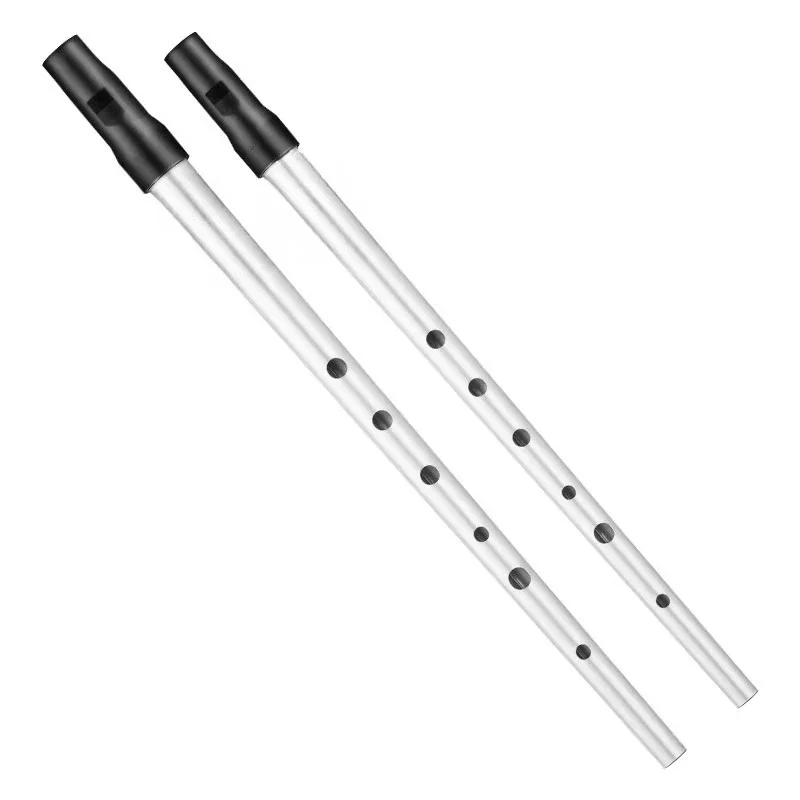 Whistle D key C key, student junior high school adult, tin flute six-hole recorder mouth bagpipe