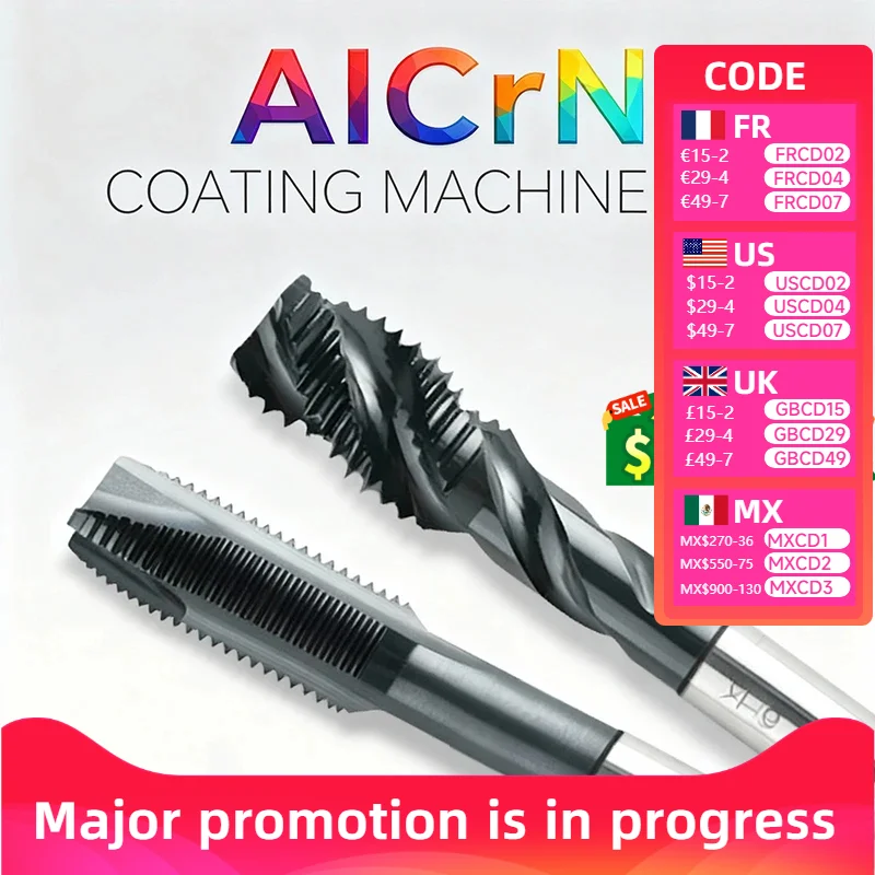 macchina-rivestita-di-cobalto-tapsspirale-cross-sectionhss-macchina-tapshss-macchine-utensili-manuali-46mm-105mm-m3-m24