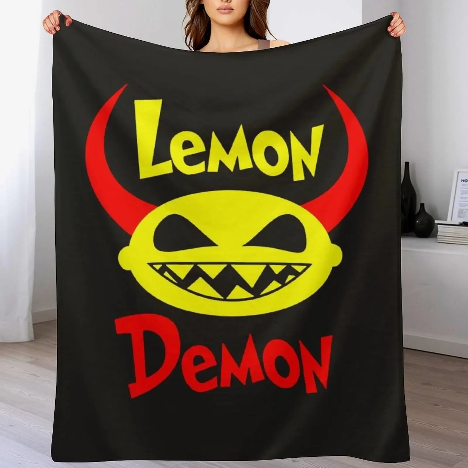 

Lemon demon Throw Blanket Retros for babies Extra Large Throw valentine gift ideas Blankets