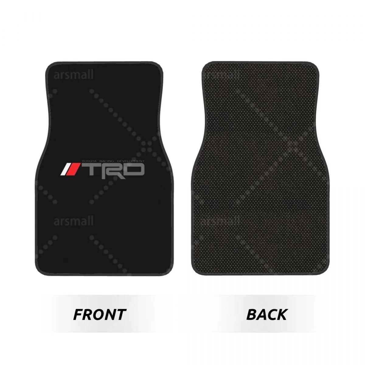 TRD Alfombrillas para coche، إكسسوارات الفقرة السيارات، coración، alfombrillas lanteras y traseras para coche، juegos 4 p