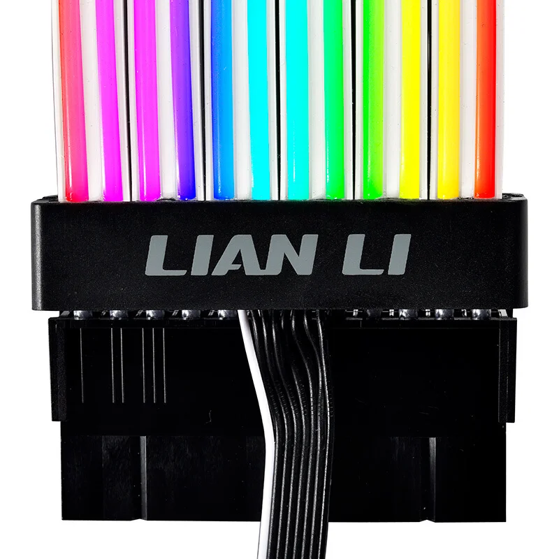 Imagem -03 - Lian li Strimer Plus Cabo de Extensão 5v A-rgb Use para Motherboard Atx 24pin Pci-e Gpu 8pin Mais 8pin Cabo de Transferência