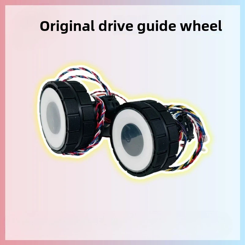 Floor Head Guide Wheel and Power Assist Roller, Replacement Electric Wheel Spare Fit For Roborock Flexi Pro Floor Washer