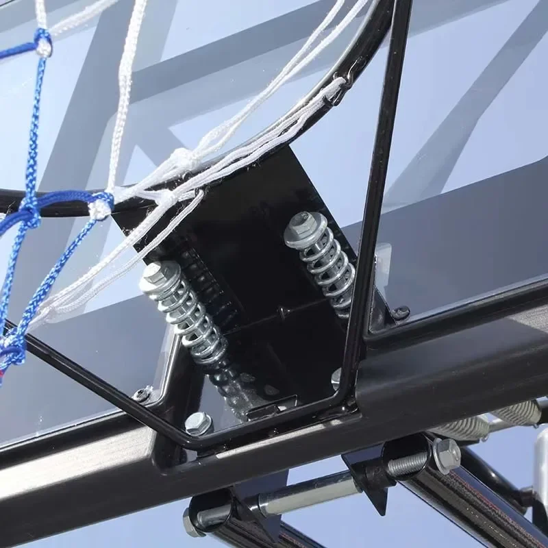 Standard Basketball Hoop Portable Movable Stand Ideal For Adult Training And Professional Outdoor Court Equipment