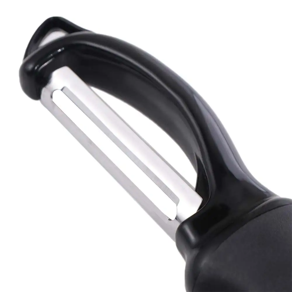 2-in-1 Peeler Soft Grip Handle Anti-Slip Stainless Steel Peeler Heavy-Duty Ultra Sharp Swivel Vegetable Peeler Cooking