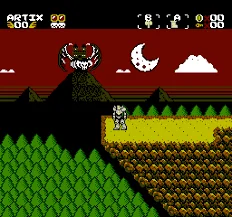 FC Dungeons And Doomknights 8 Bit Game Card