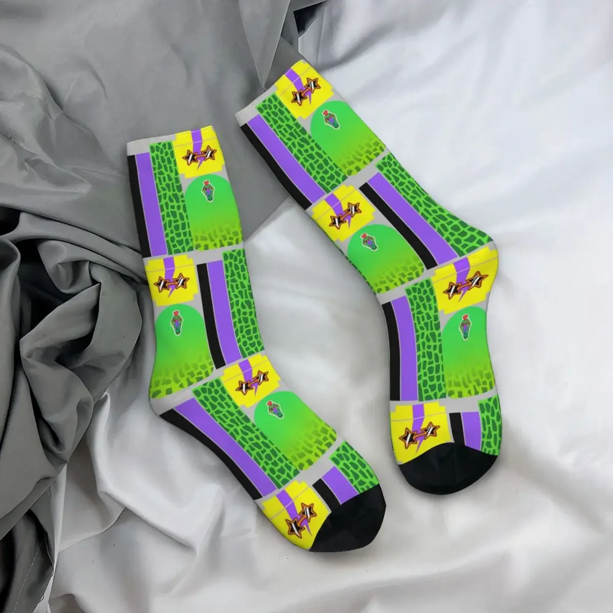 

All Seasons Crew Stockings Montgomery Gator Fazbear Entertainment Socks Crazy Hip Hop Long Socks Men Women Valentine's Day Gifts