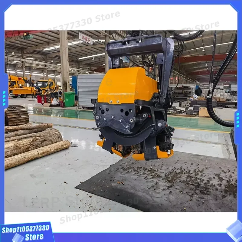 Heavy 18 Inch Feller Buncher Head 15-30 Ton Tree Harvester Head Excavator Attachment Powerful