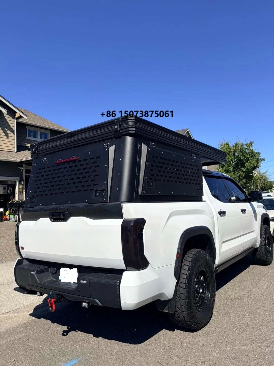 XINYI Double Layer Pop up Pickup Truck Canopy Roof Tent Hard Topper Car Roof Tent for 4x4 Off Road Touring Camper Camping