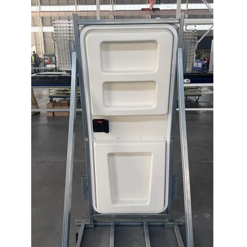 Factory Price Customized Size Curved Radius Caravan Entry Door For Travel Trailer RV Motorhome Camper Aluminum