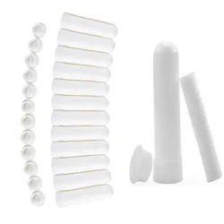 30 PCS Aromatherapy Inhaler Empty Blank Nasal Inhaler Tubes For Aromatherapy Essential Oil Travel Portable Container Bottles
