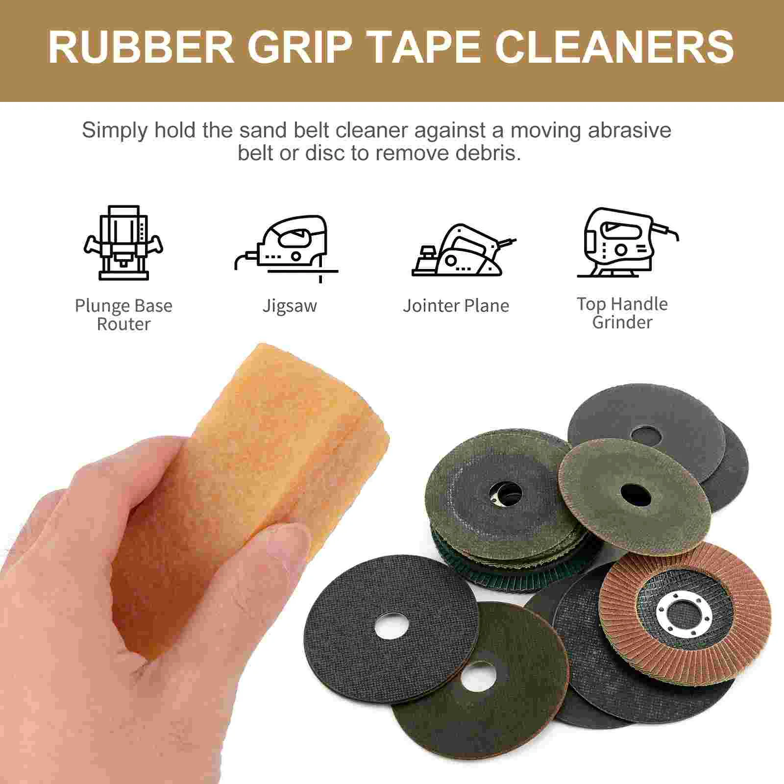 Sandpaper Cleaning Block Skateboard Blocks Rubber Grip Tape Cleaners Abrasive Belt Sanding Stick Abs Tool Eraser Wipe